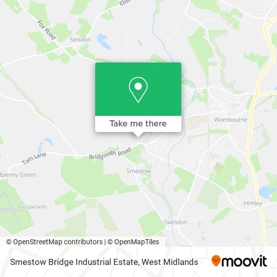 Smestow Bridge Industrial Estate map