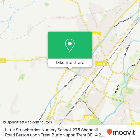 Little Strawberries Nursery School, 275 Shobnall Road Burton upon Trent Burton upon Trent DE14 2 map