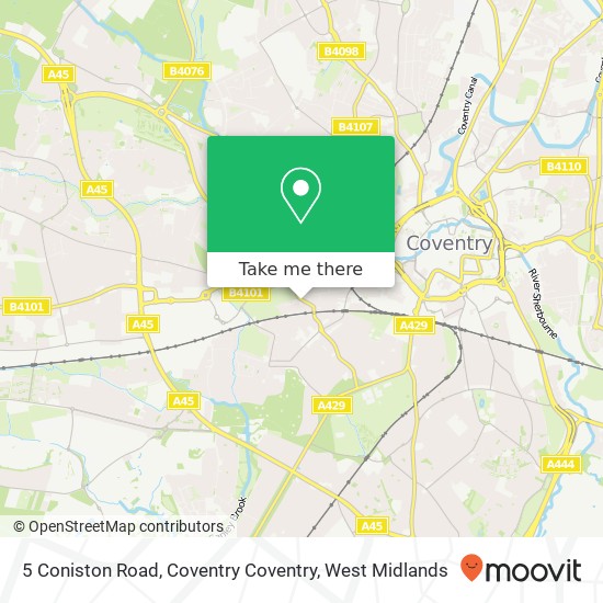 5 Coniston Road, Coventry Coventry map