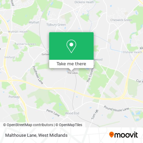 Malthouse Lane map