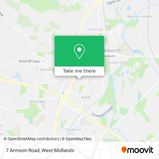 7 Armson Road map