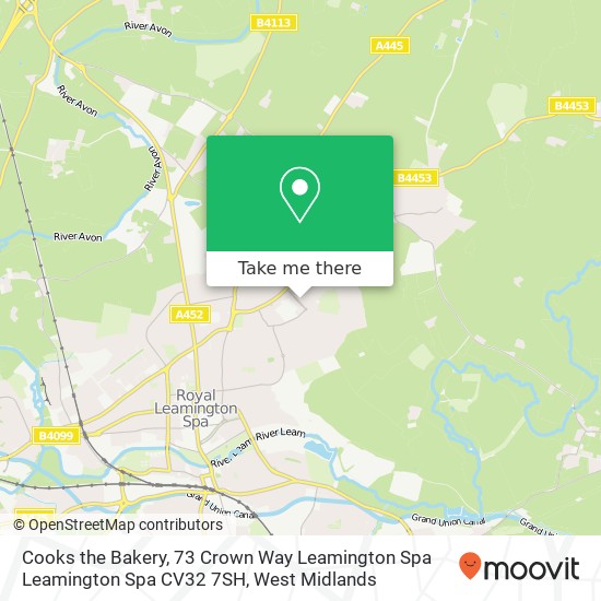 Cooks the Bakery, 73 Crown Way Leamington Spa Leamington Spa CV32 7SH map