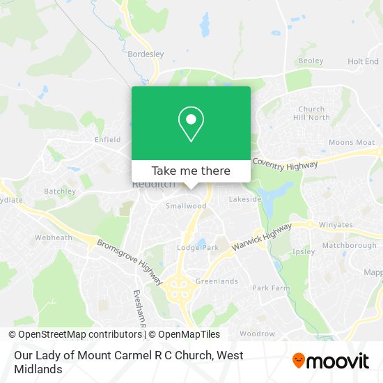 Our Lady of Mount Carmel R C Church map