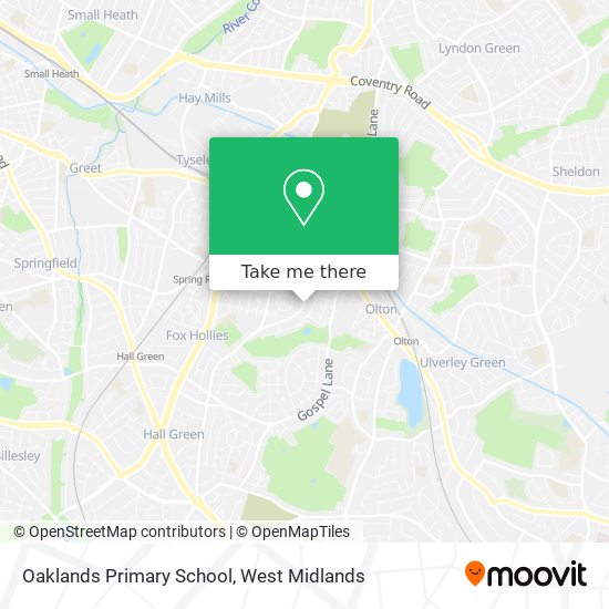 Oaklands Primary School map