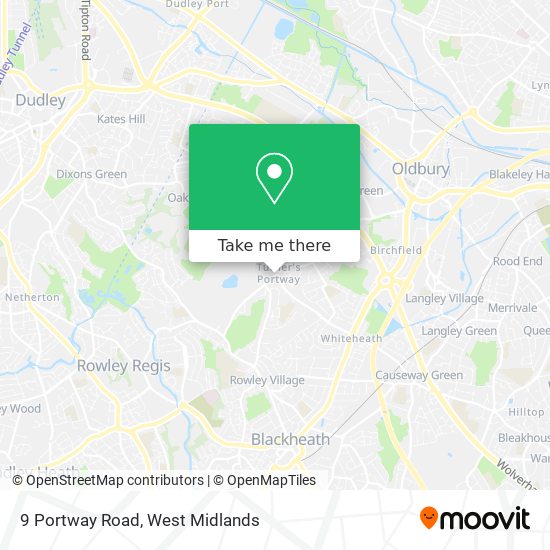 9 Portway Road map