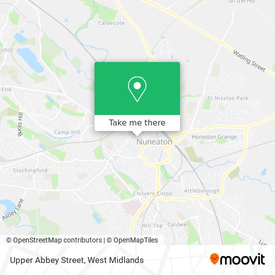 Upper Abbey Street map