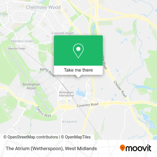 The Atrium (Wetherspoon) map