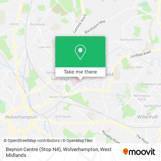 Beynon Centre (Stop N4), Wolverhampton map