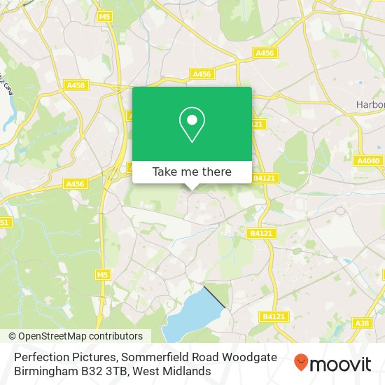 Perfection Pictures, Sommerfield Road Woodgate Birmingham B32 3TB map