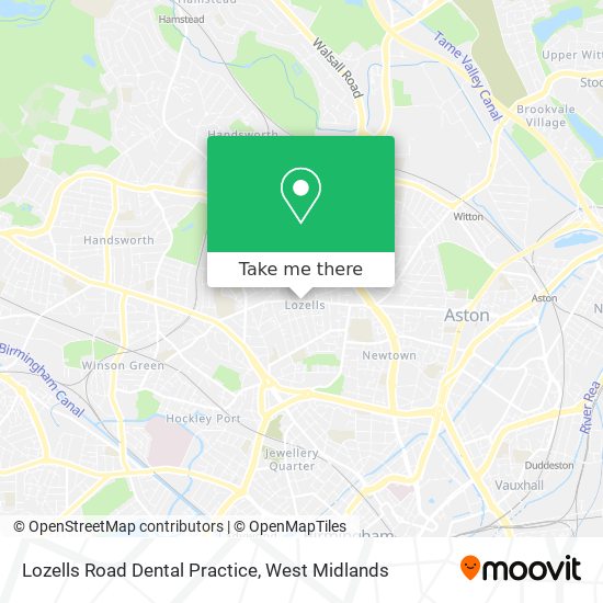 Lozells Road Dental Practice map