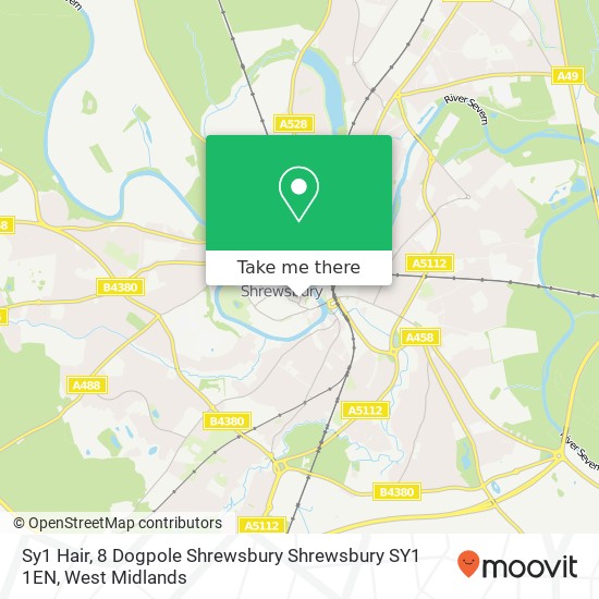 Sy1 Hair, 8 Dogpole Shrewsbury Shrewsbury SY1 1EN map