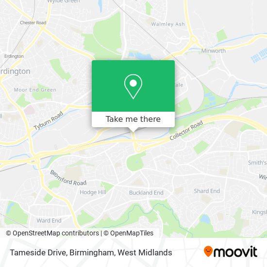 Tameside Drive, Birmingham map