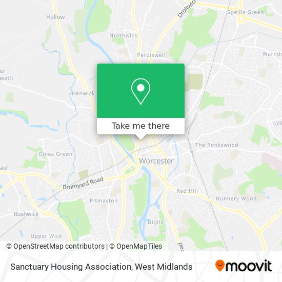 Sanctuary Housing Association map