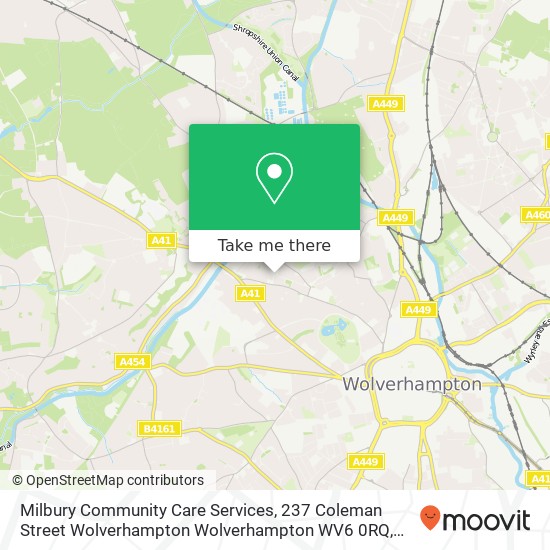 Milbury Community Care Services, 237 Coleman Street Wolverhampton Wolverhampton WV6 0RQ map