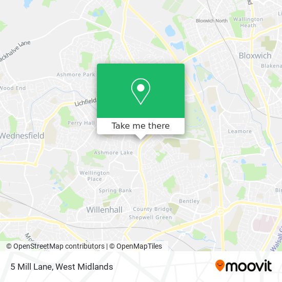 5 Mill Lane map