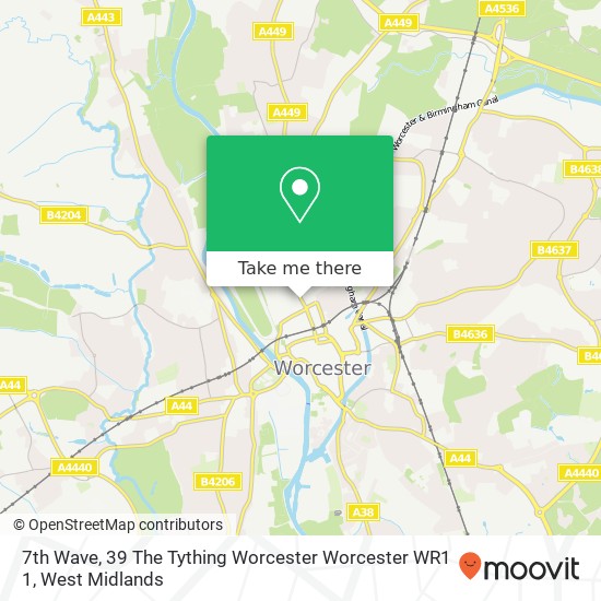 7th Wave, 39 The Tything Worcester Worcester WR1 1 map