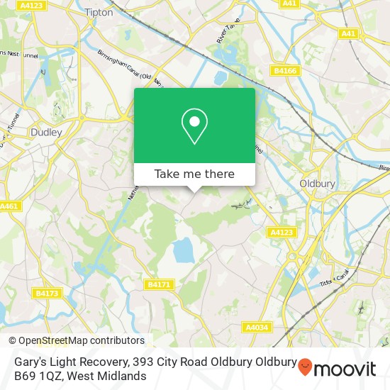 Gary's Light Recovery, 393 City Road Oldbury Oldbury B69 1QZ map