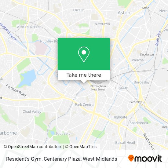 Resident's Gym, Centenary Plaza map