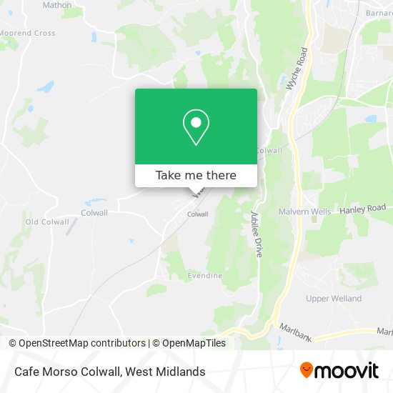 Cafe Morso Colwall map