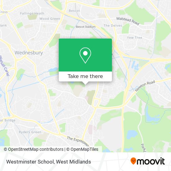 Westminster School map