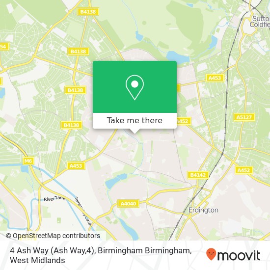 4 Ash Way (Ash Way,4), Birmingham Birmingham map