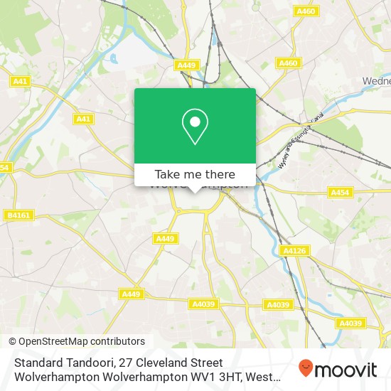 Standard Tandoori, 27 Cleveland Street Wolverhampton Wolverhampton WV1 3HT map