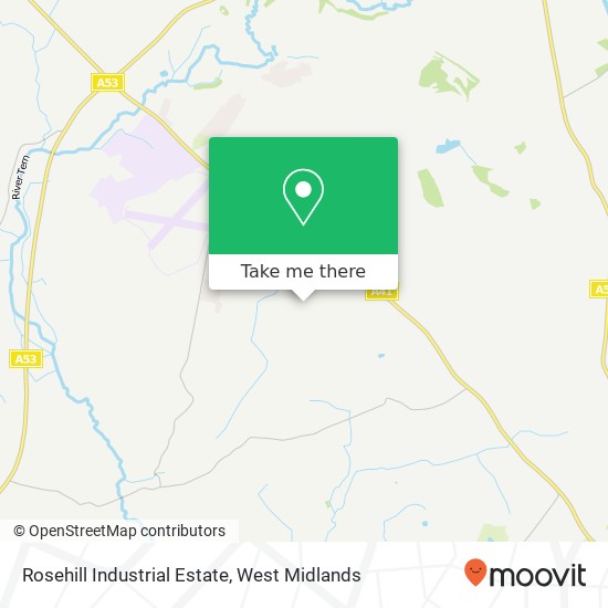 Rosehill Industrial Estate map