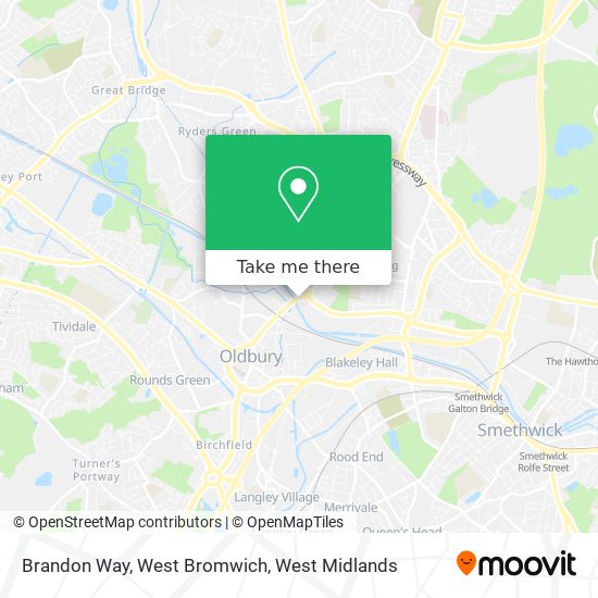 Brandon Way, West Bromwich map