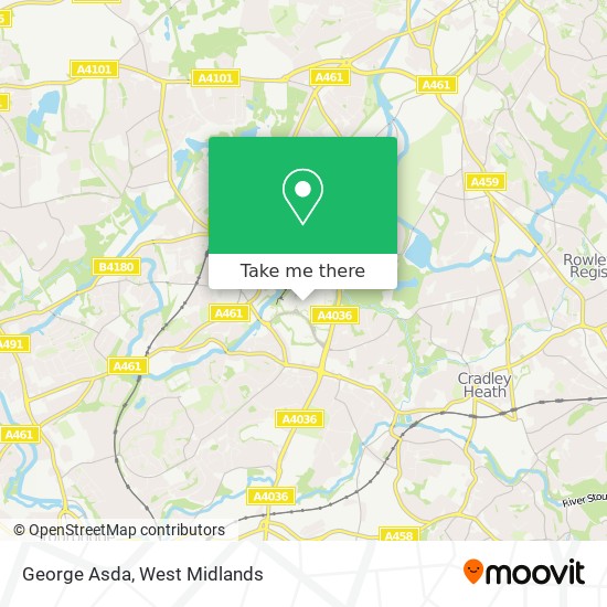 George Asda map