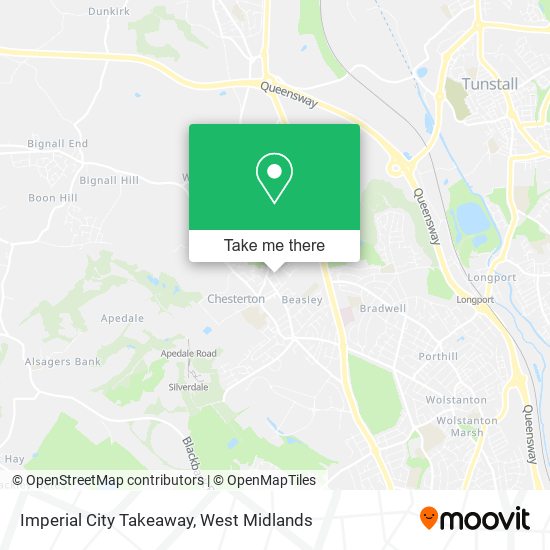Imperial City Takeaway map