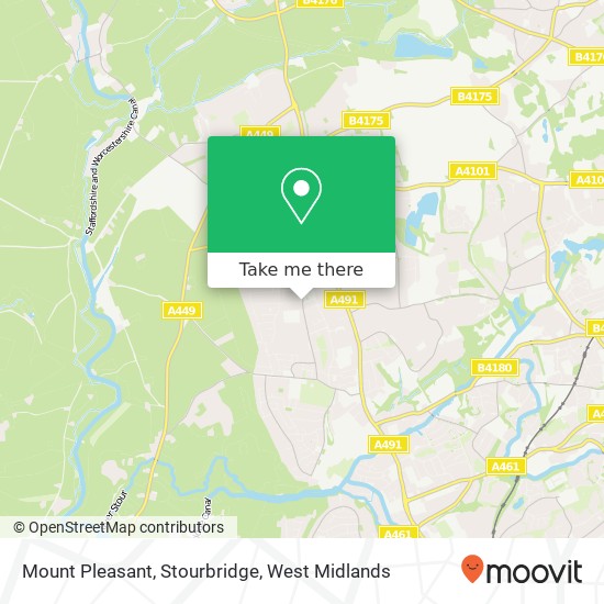 Mount Pleasant, Stourbridge map