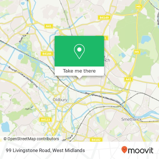 99 Livingstone Road, Lyng West Bromwich map