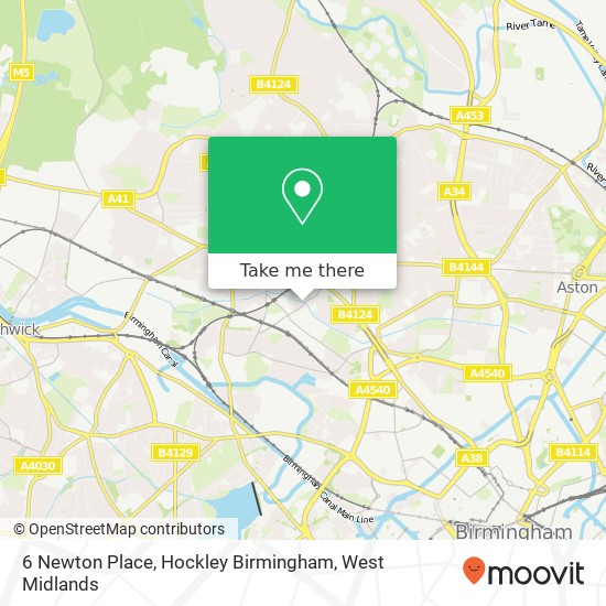 6 Newton Place, Hockley Birmingham map