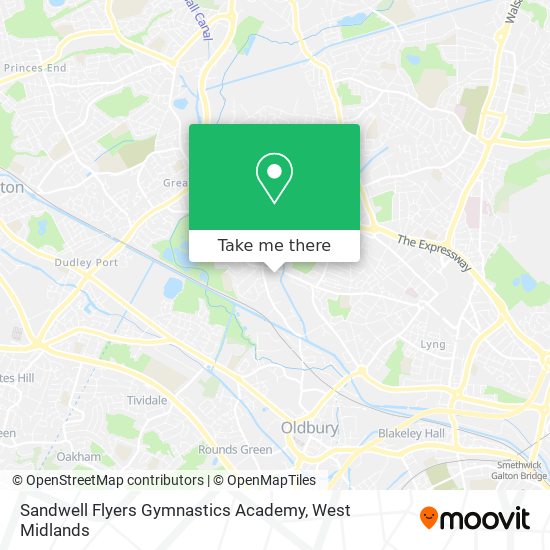 Sandwell Flyers Gymnastics Academy map
