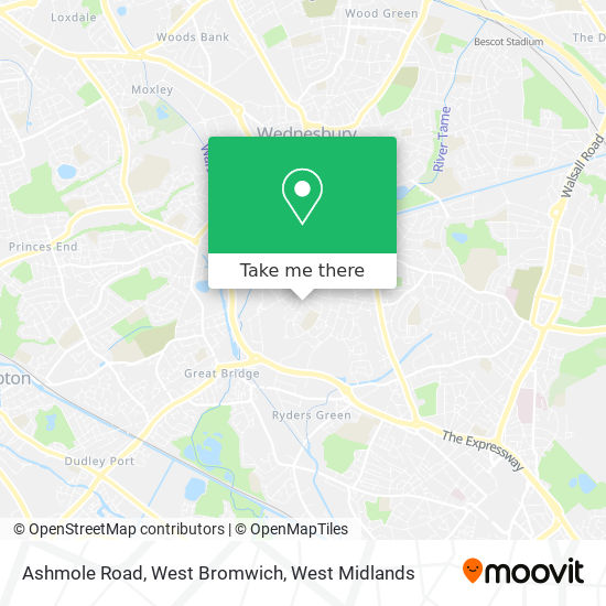 Ashmole Road, West Bromwich map