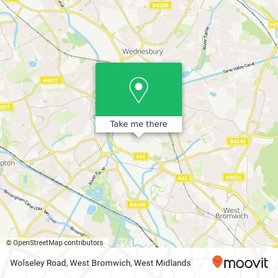 Wolseley Road, West Bromwich map