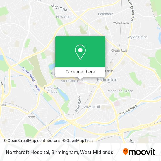 Northcroft Hospital, Birmingham map