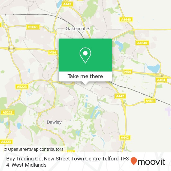 Bay Trading Co, New Street Town Centre Telford TF3 4 map