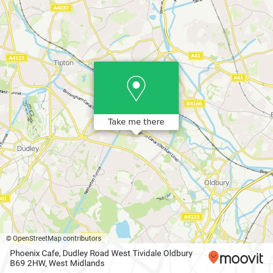 Phoenix Cafe, Dudley Road West Tividale Oldbury B69 2HW map