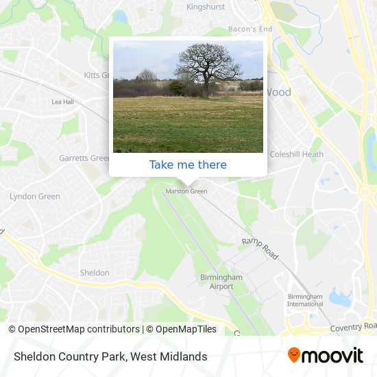 Sheldon Country Park map