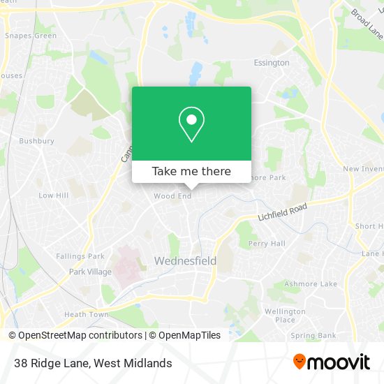 38 Ridge Lane map