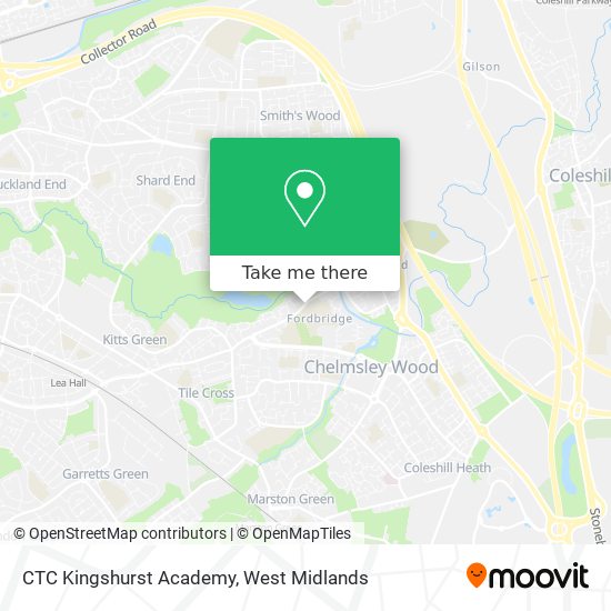 CTC Kingshurst Academy map