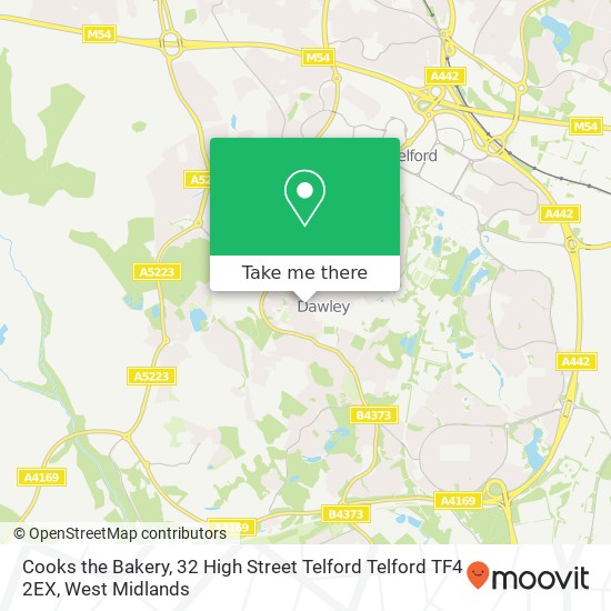 Cooks the Bakery, 32 High Street Telford Telford TF4 2EX map