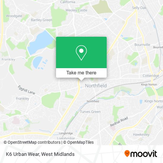 K6 Urban Wear map