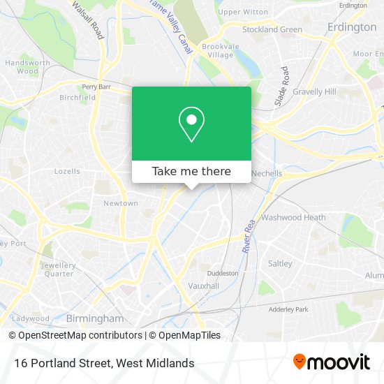 16 Portland Street map