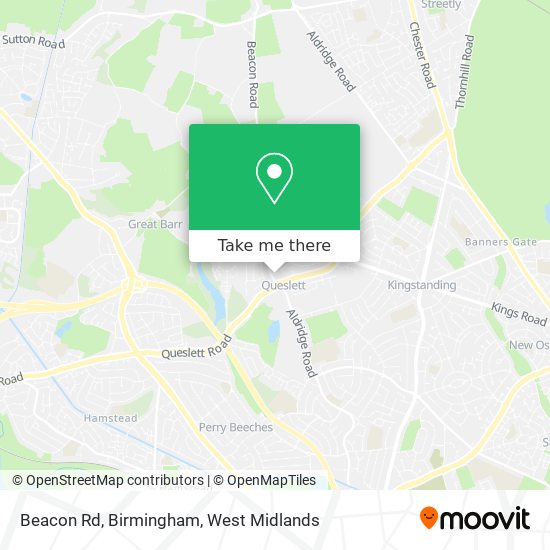 Beacon Rd, Birmingham map
