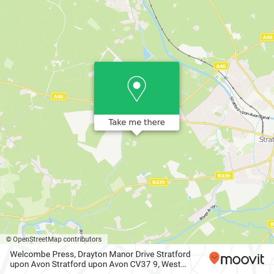 Welcombe Press, Drayton Manor Drive Stratford upon Avon Stratford upon Avon CV37 9 map