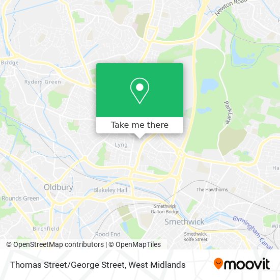 Thomas Street/George Street map