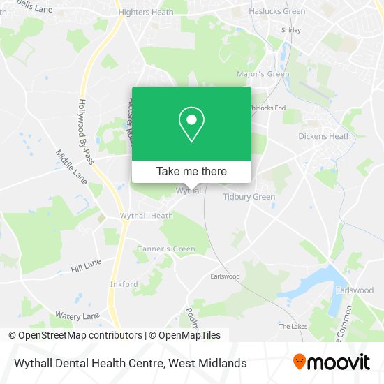 Wythall Dental Health Centre map