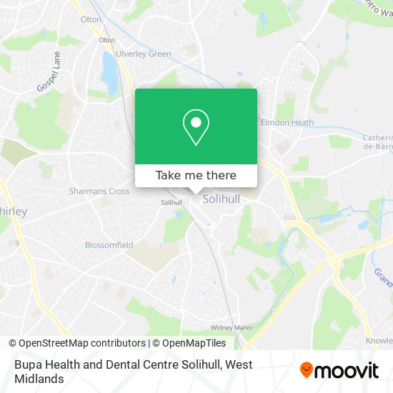 Bupa Health and Dental Centre Solihull map